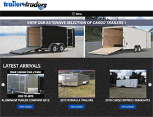 Tablet Screenshot of cargoenclosedtrailer.com